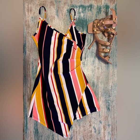 Almost Famous Pants - Almost Famous Multicolor Romper